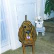 3D Standing Bloodhound Planter